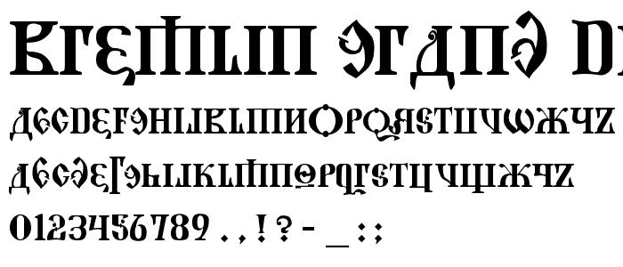 Kremlin Grand Duke font